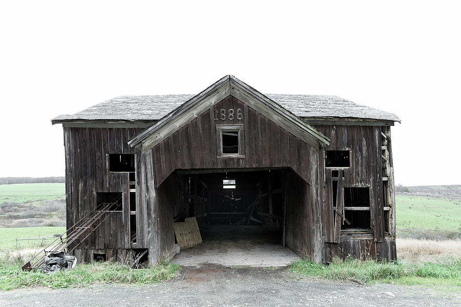 Barn 1886, Old Barn in Walton, NY Photograph by Gary Heller