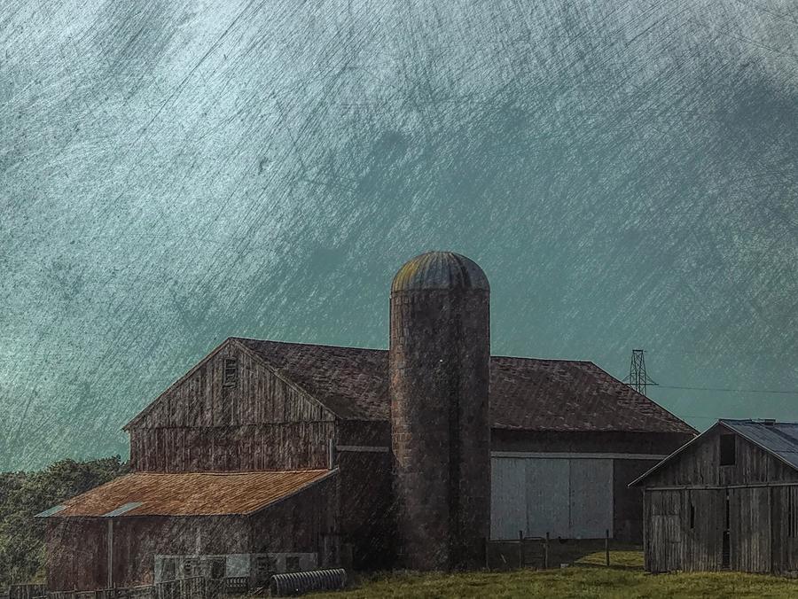 Barn and Silo Photograph by Jack Wilson