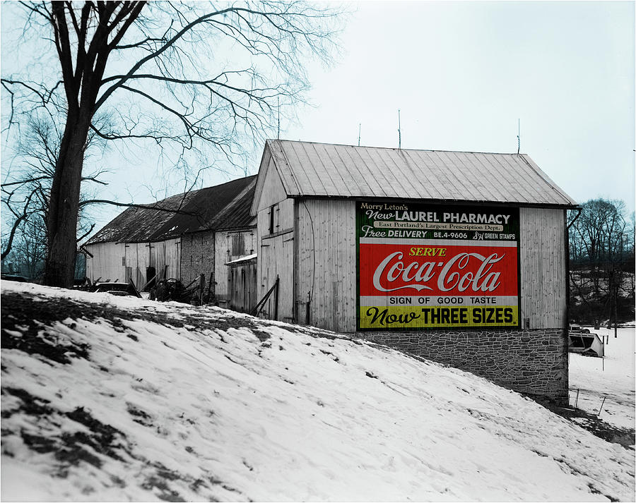 Barn Coke Sign Photograph by Gary Grayson