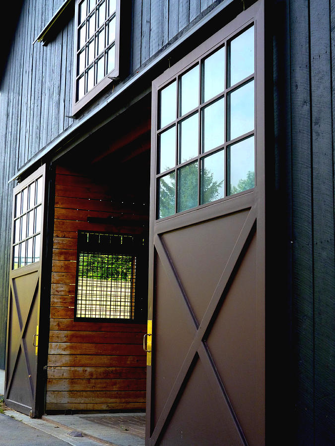 Barn Door Perspective Photograph by Mike McBrayer