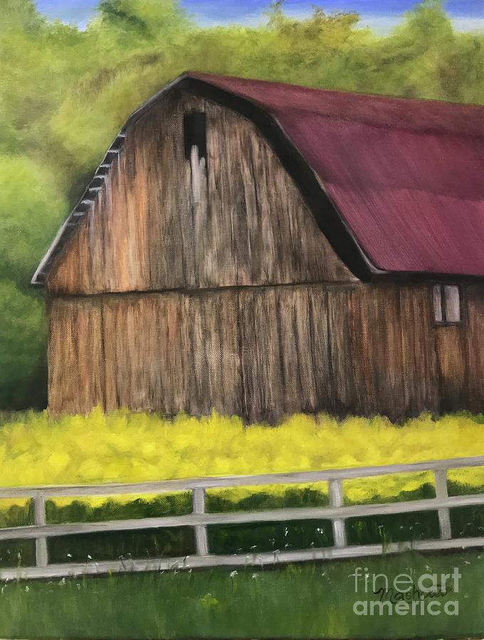 Barn Painting by Sheila Mashaw