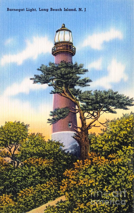 Barnegat Light - with text Photograph by Mark Miller