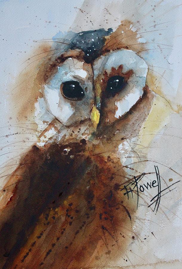 Animal Painting - Barney The Owl by George Powell