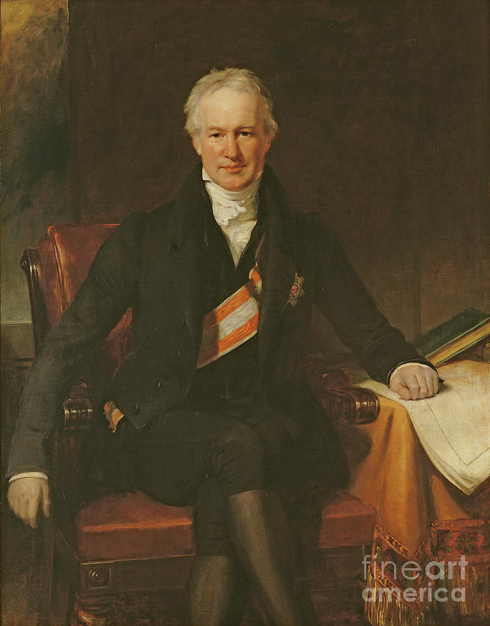 Baron Alexander Von Humboldt Painting by Henry William Pickersgill