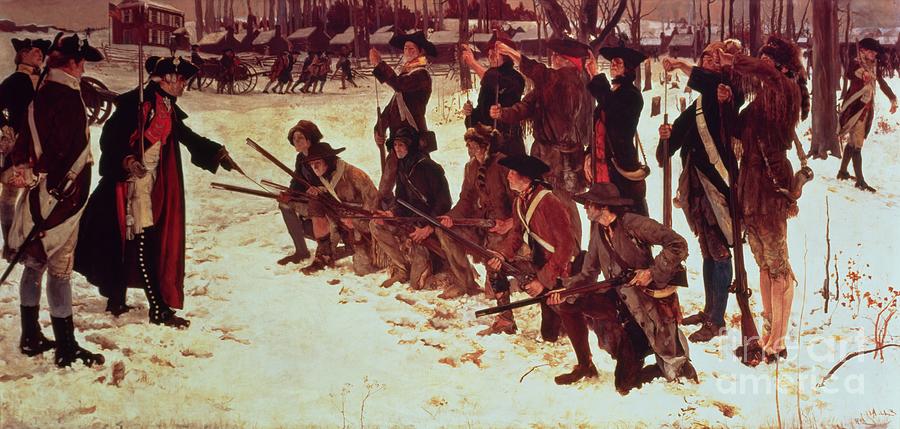 Baron Von Steuben Drilling American Recruits At Valley Forge In 1778 ...