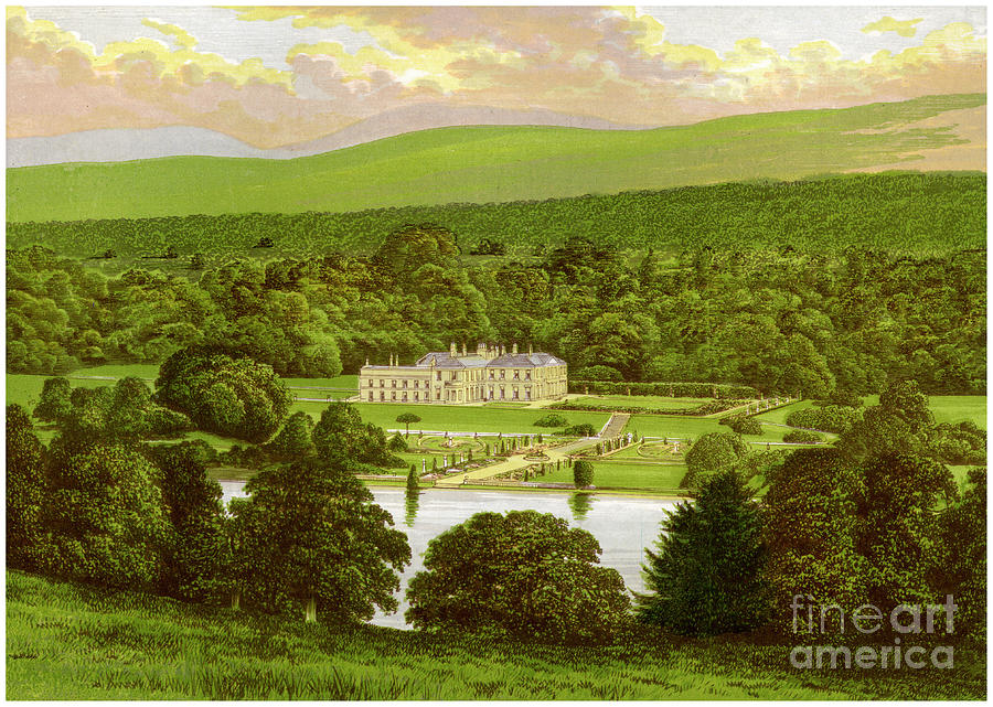 Barons Court, County Tyrone, Northern Drawing by Print Collector