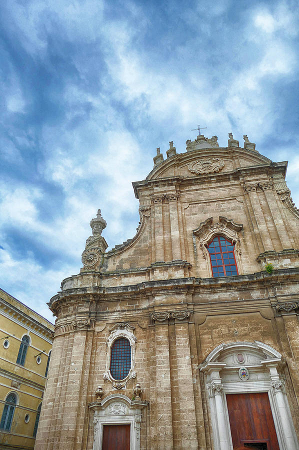 Baroque exterior of Basilica Cathedral  Photograph by Steve Estvanik