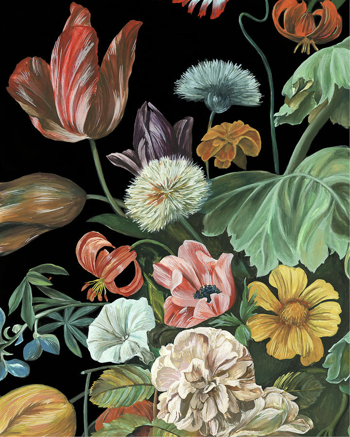 Baroque Floral I Painting by Melissa Wang - Fine Art America