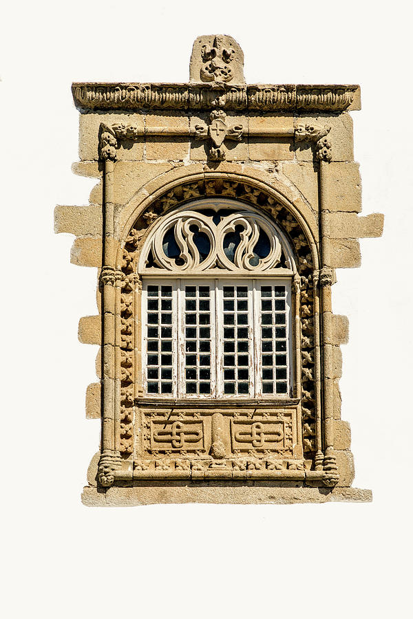 Baroque window in Braga Photograph by W Chris Fooshee