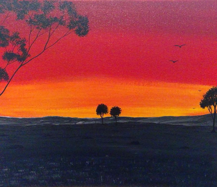 Barossa Sunset Painting