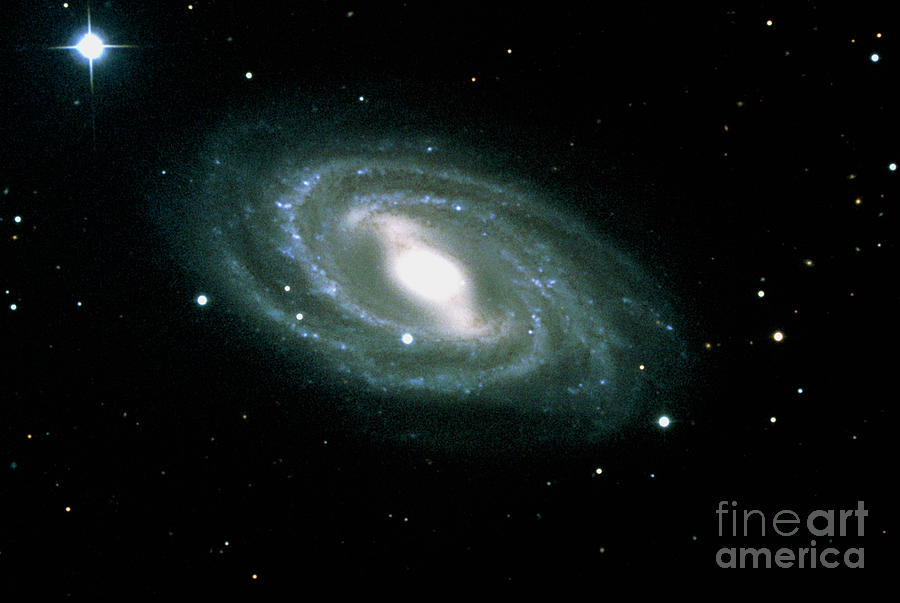 Barred Spiral Galaxy M109 Photograph by National Optical Astronomy Observatories/science Photo Library