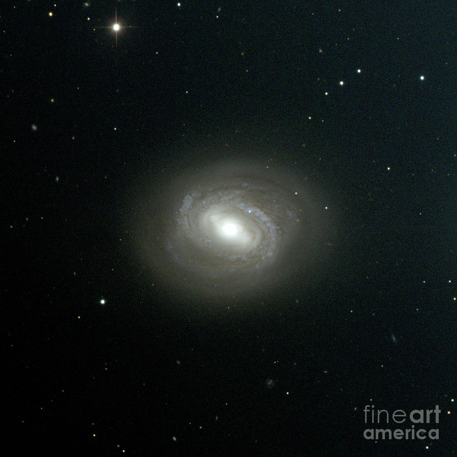 Barred Spiral Galaxy M58 Photograph by Noao/aura/nsf/science Photo Library
