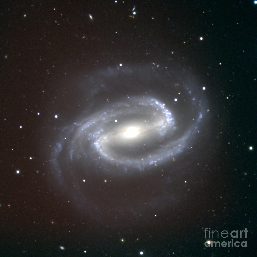 Barred Spiral Galaxy Ngc 1300 Photograph by National Optical Astronomy Observatories/science Photo Library
