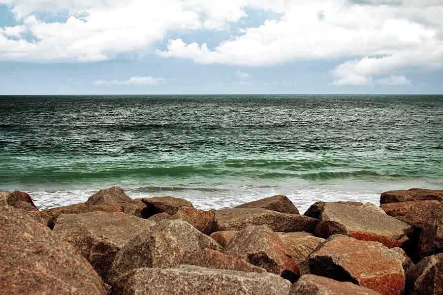 Barrier Sea Rocks Photograph by Cynthia Guinn