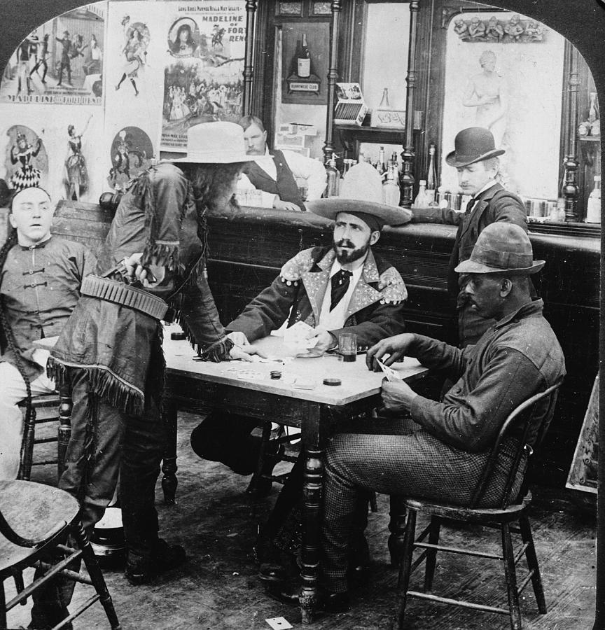 Barroom Dispute In The Old Days Photograph by Hulton Archive