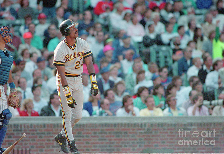 Pittsburgh Pirates Photograph - Barry Bonds Admires His Homer by Bettmann