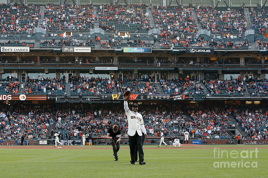 Barry Bonds San Francisco Giants Number Photograph by Pool Barry Bonds San Francisco Giants Number Photograph by Pool