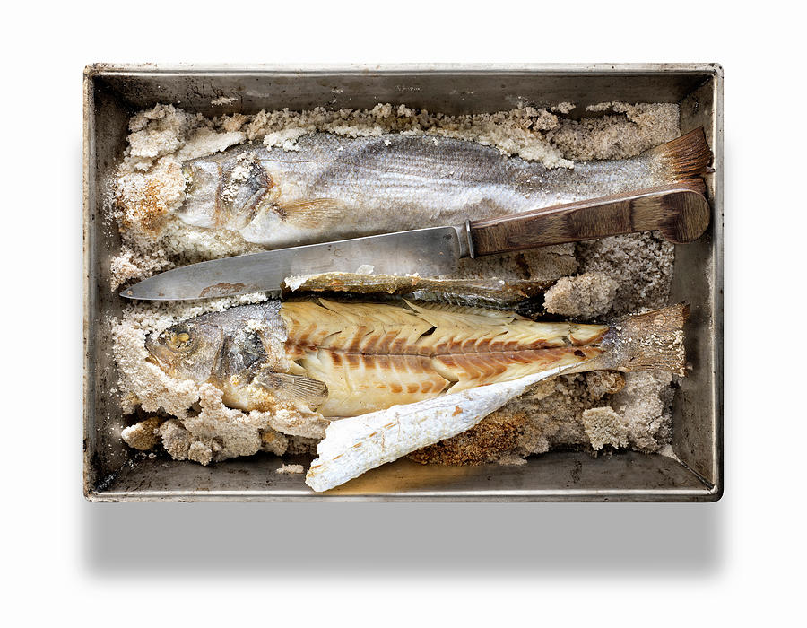 Cher Photograph - Bars En Croute De Sel Seabass In Salt Crust by Studio - Photocuisine