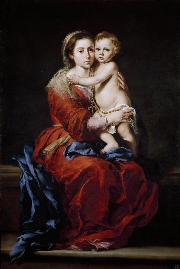 Bartolome Esteban Murillo / 'Our Lady of the Rosary', 1650-1655