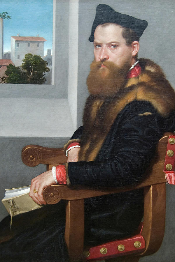 Bartolommeo Bonghi (died 1584), shortly after 1553 Painting by Giovanni Battista Moroni
