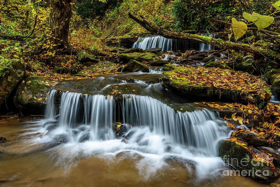 Barton Mill Run Waterfalls Photograph by Thomas R Fletcher