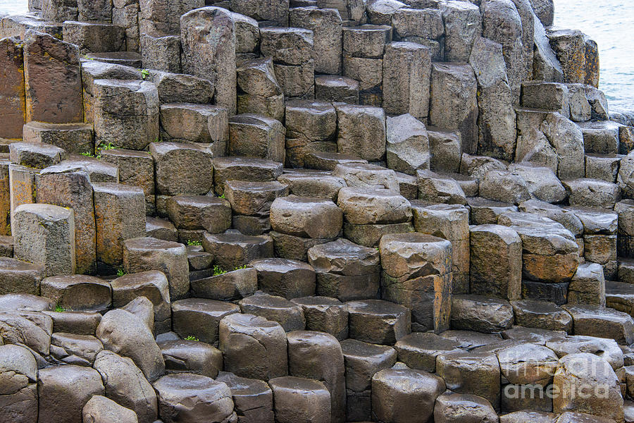 Basalt Columns and Stepping Stones Photograph by Bob Phillips