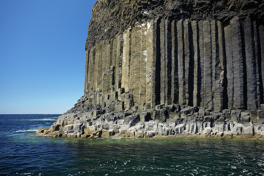 Basalt Columns By Fingals Cave by David Wall Photo