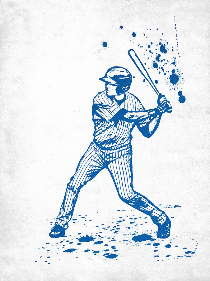 Baseball Batter or Hitter holding bat in the Launch Position. ML ...