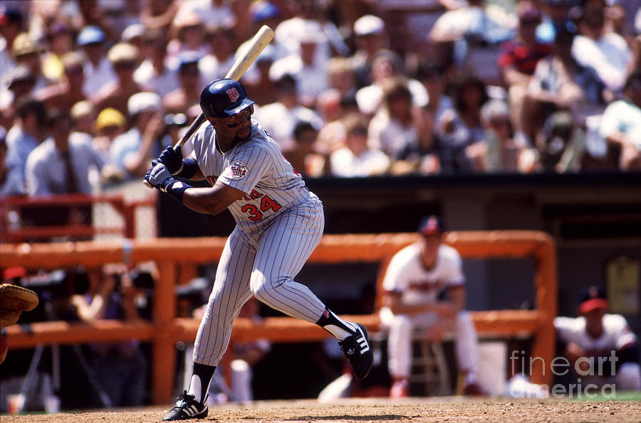 Baseball - Kirby Puckett - File Photo Photograph by Icon Sports Wire Baseball - Kirby Puckett - File Photo Photograph by Icon Sports Wire