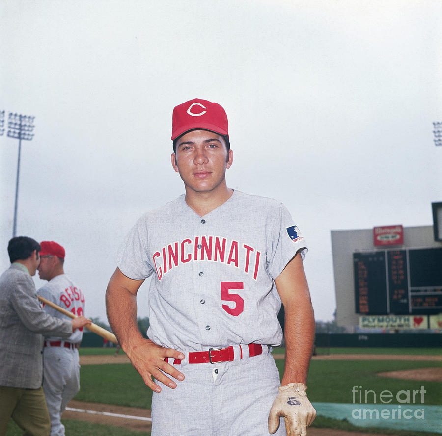 Baseball Player Johnny Bench by Bettmann