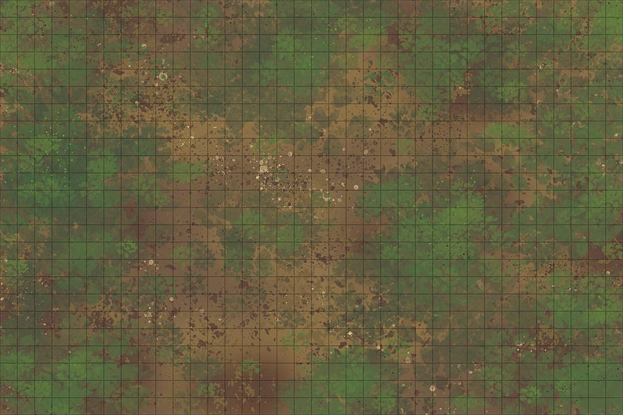 battle grid map overgrown farmhouse