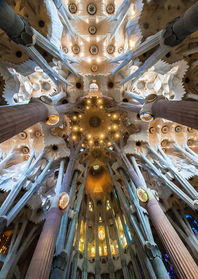 Basiiica de la La Sagrada Familia, Barcelona, Spain Photograph by Venetia Featherstone-Witty