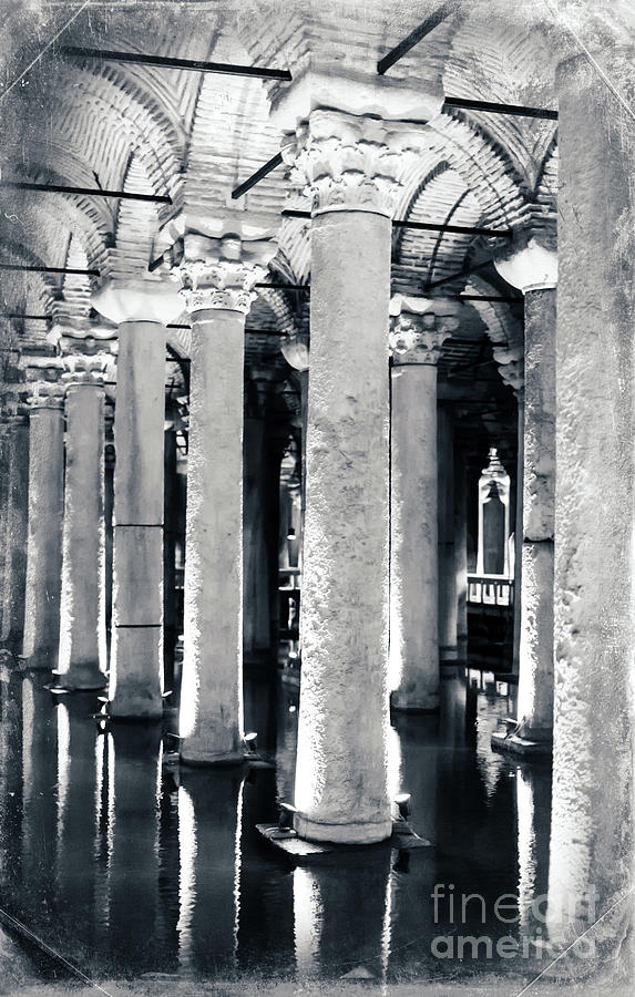 Basilica Cistern Columns in Istanbul Photograph by John Rizzuto