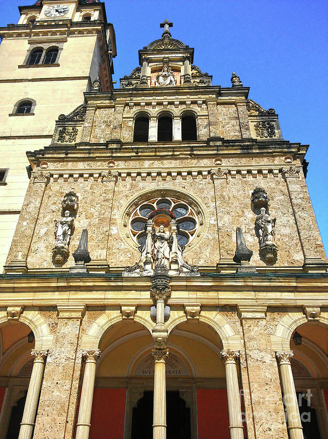 Basilica, Main Portal - Marija Bistrica Croatia Photograph by Jasna Dragun