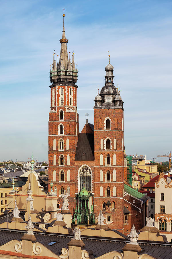 Basilica of Saint Mary in Krakow Photograph by Artur Bogacki