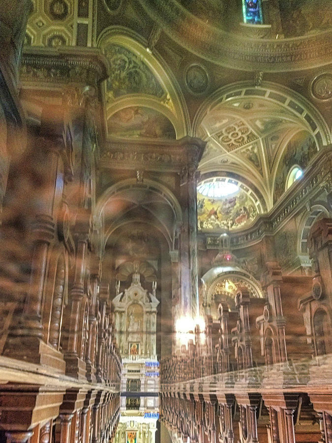 Basilica of St. Josaphat Milwaukee Floor Reflections Photograph by Lauri Novak