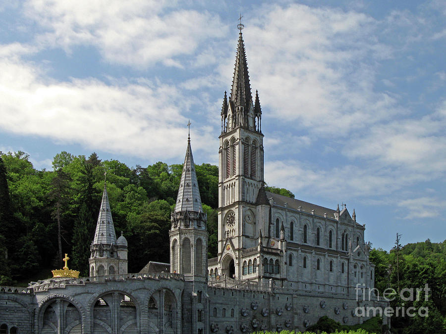 Basilica of the Immaculate Conception - Lourdes, France Photograph by Nieves Nitta