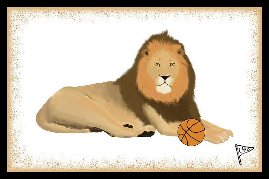 Basketball Court Digital Art by College Mascot Designs - Fine Art America