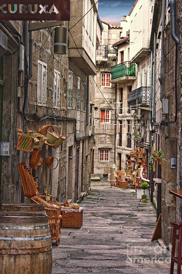 Basket Sellers Of Vigo Photograph