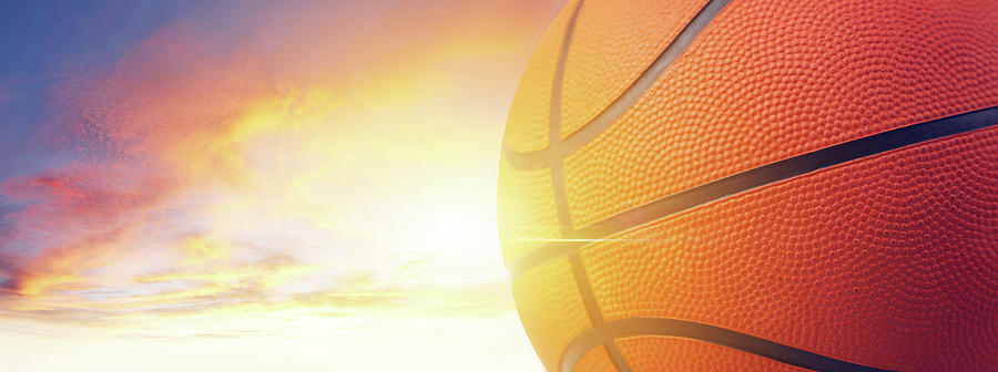 Basketball And Sky Photograph