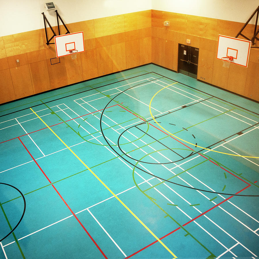 Basketball Courts Photograph by Marlene Ford