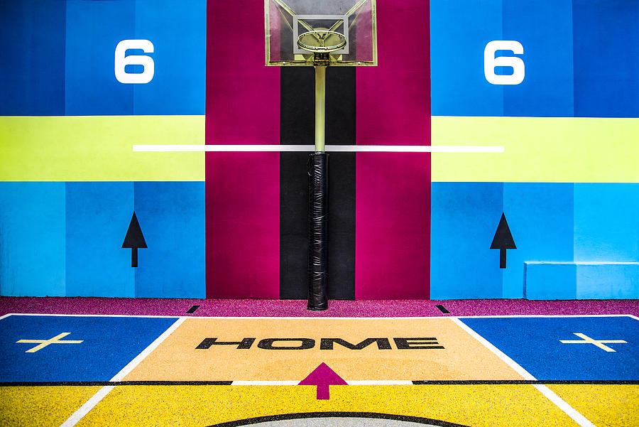 Basketball Home Photograph by Linda Wride