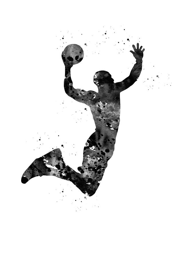 Basketball player 4 Digital Art by Erzebet S - Fine Art America