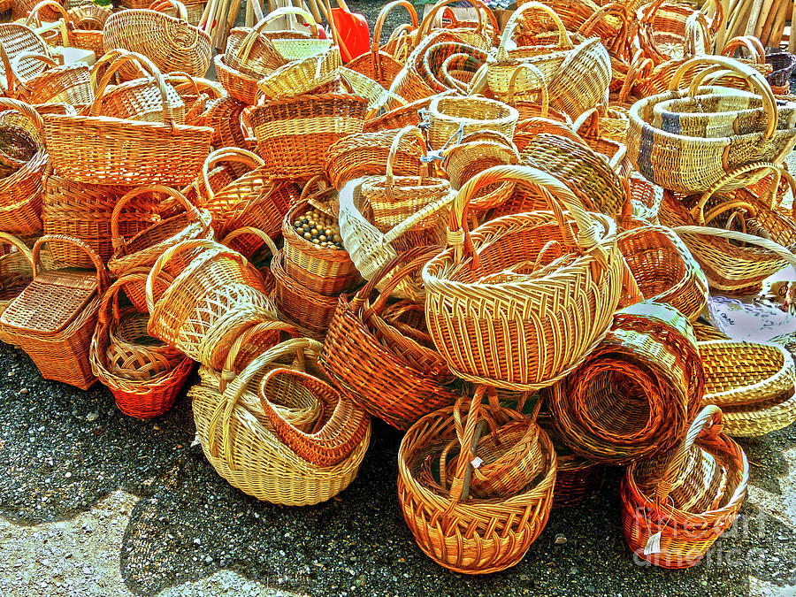 Baskets Photograph by Jasna Dragun