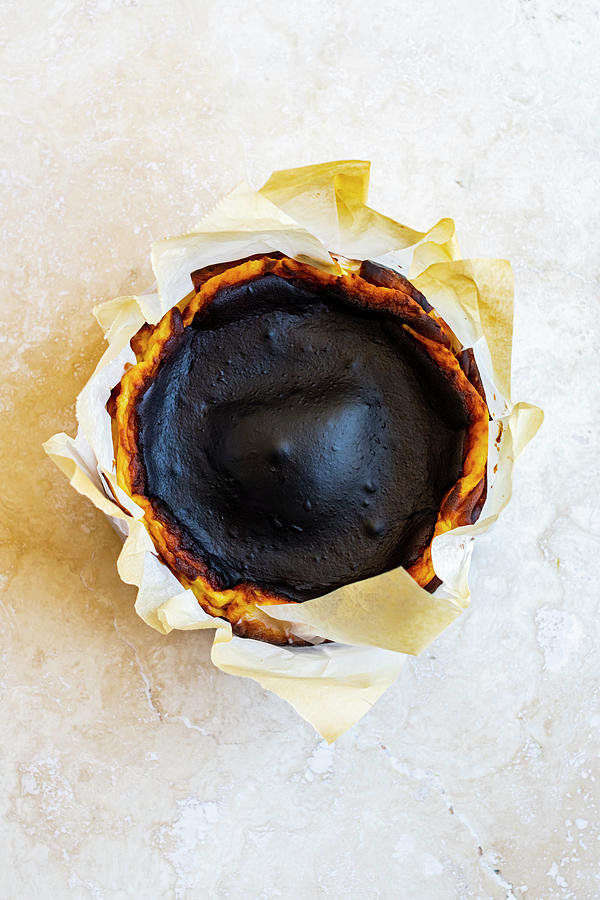 Basque Burnt Cheesecake Photograph by Hein Van Tonder