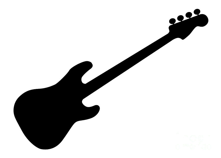 Free Free 175 Silhouette Bass Guitar Svg SVG PNG EPS DXF File