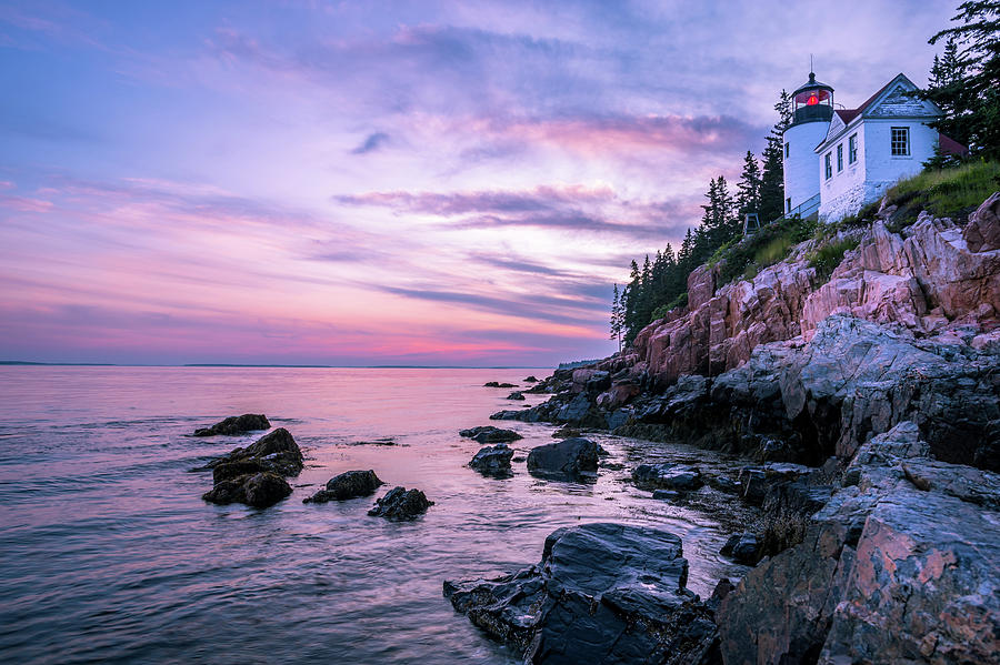 Bass Harbor Head Light Photograph by Kenneth Buderman - Pixels