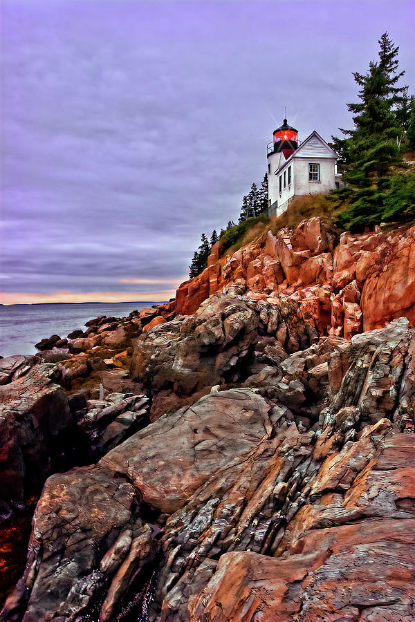 Bass Harbor Head Light Photograph by Marcia Colelli