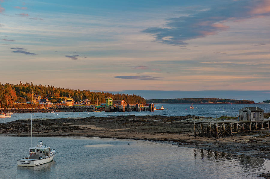 Bass Harbor Sunset by Rick Hartigan Bass Harbor Sunset by Rick Hartigan