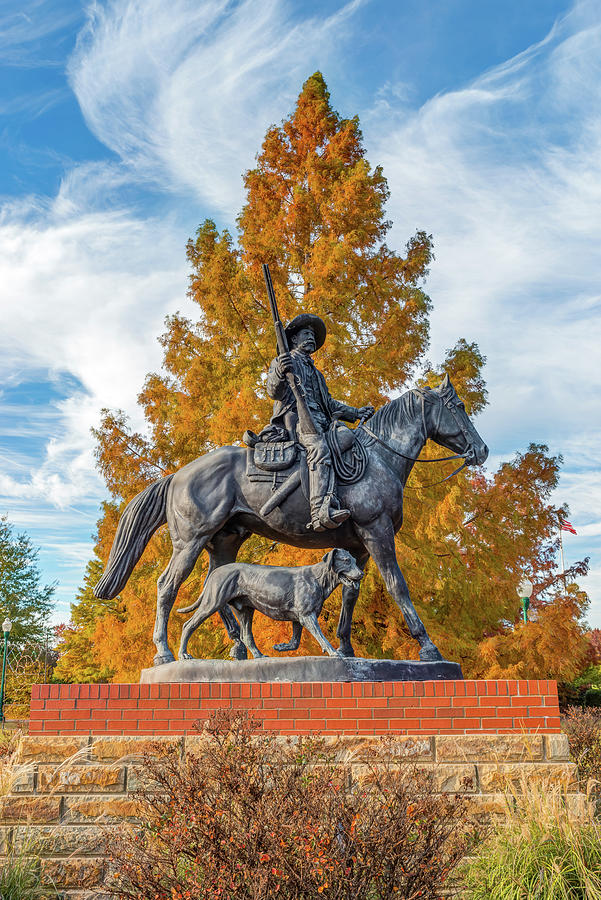 Bass Reeves Monument - Fort Smith National Historic Site - Arkansas Photograph by Gregory Ballos